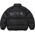 Supreme Star Sleeve Down Puffer Jacket - Black (front)