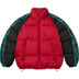 Supreme Star Sleeve Down Puffer Jacket - Red (front)