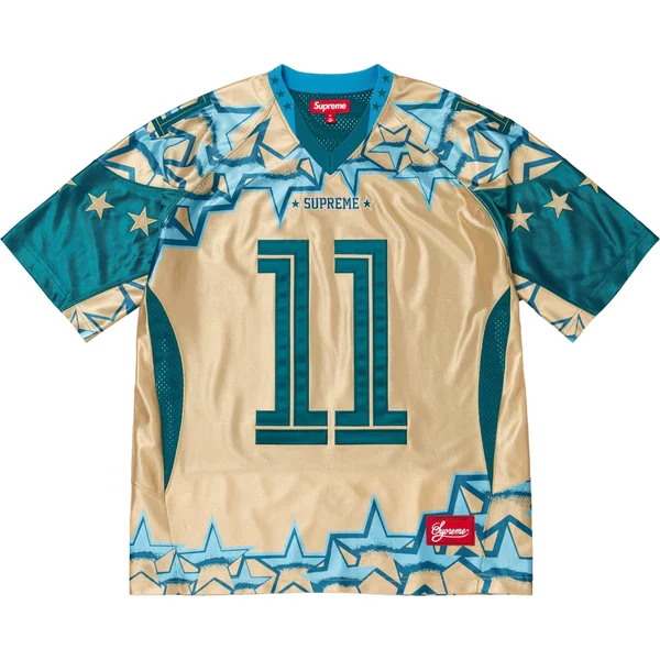 Supreme Stars Football Jersey - Gold (front)