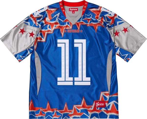 Supreme Stars Football Jersey - Royal (front)
