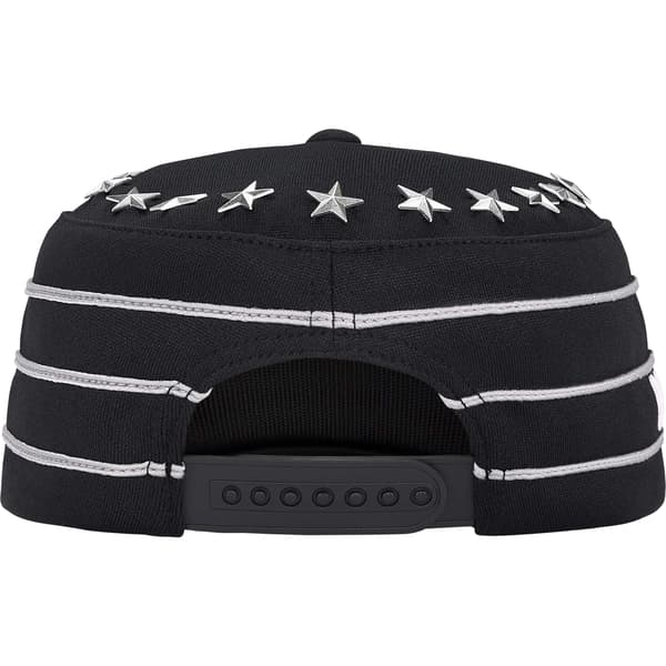 Supreme Stars Studded Pillbox Hat - Black (front)