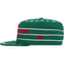 Supreme Stars Studded Pillbox Hat - Dark Green (front)