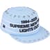 Supreme Stars Studded Pillbox Hat - Light Blue (front)