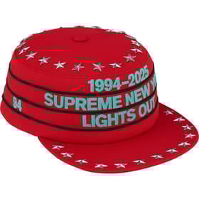 Supreme Stars Studded Pillbox Hat Red