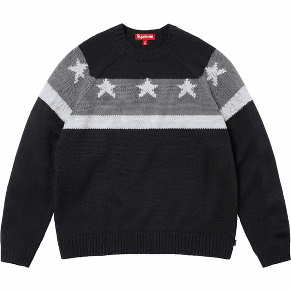 Supreme Stars Sweater - Black (front)