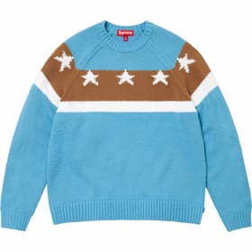 Supreme Stars Sweater Dusty Blue