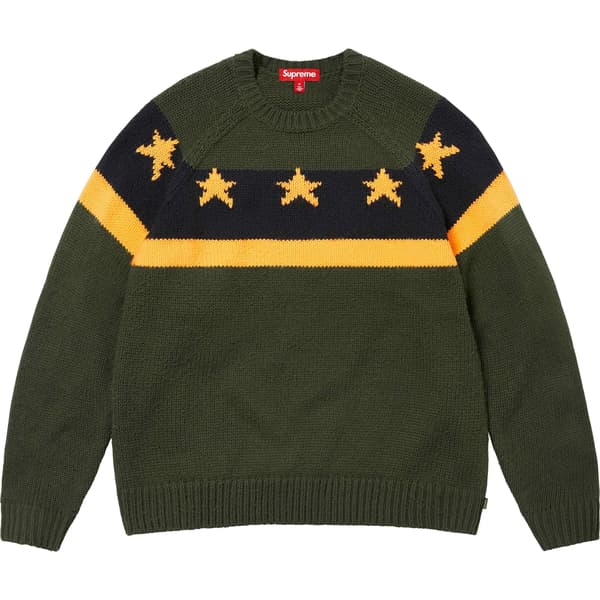 Supreme Stars Sweater - Green (front)
