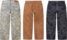 Supreme Stars Topstitch Baggy Jean
