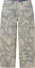 Supreme Stars Topstitch Baggy Jean - Dirty (front)