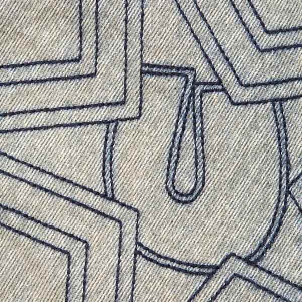 Supreme Stars Topstitch Baggy Jean - Dirty (front)