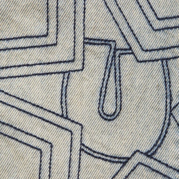 Supreme Stars Topstitch Baggy Jean - Dirty (front)