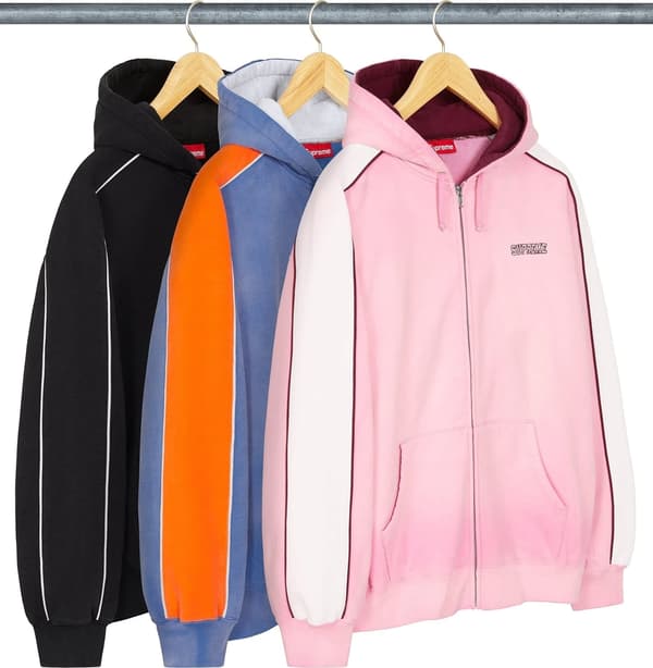 Supreme State Zip Up Hooded Sweatshirt - Product Image