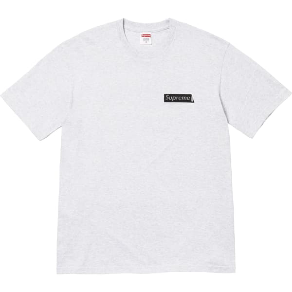 Supreme Static Tee - Ash Grey (front)