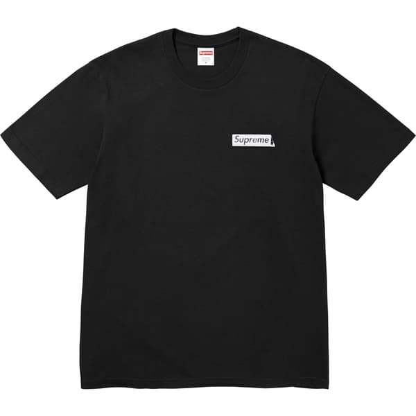Supreme Static Tee - Black (front)
