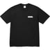 Supreme Static Tee - Black (front)