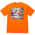 Supreme Static Tee - Orange (front)