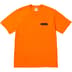 Supreme Static Tee - Orange (front)