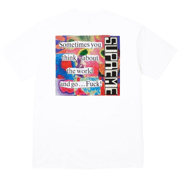 Supreme Static Tee - White (front)