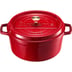 Supreme STAUB Round 5.5 Qt. Cocotte - Red (front)
