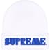 Supreme Stencil Beanie - White (front)