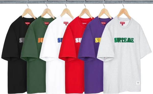Supreme Stencil Embroidered S/S Top - Product Image