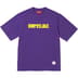 Supreme Stencil Embroidered S/S Top - Purple (front)