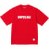 Supreme Stencil Embroidered S/S Top - Red (front)