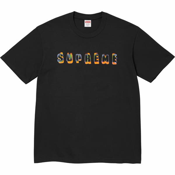 Supreme Stencil Tee - Black (front)