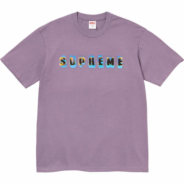 Supreme Stencil Tee - Dusty Purple (front)