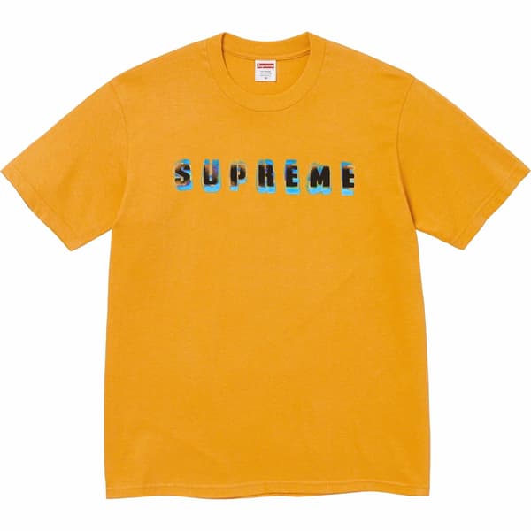 Supreme Stencil Tee - Mustard (front)