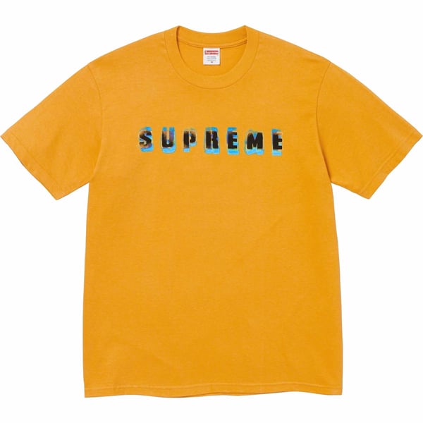 Supreme Stencil Tee - Mustard (front)