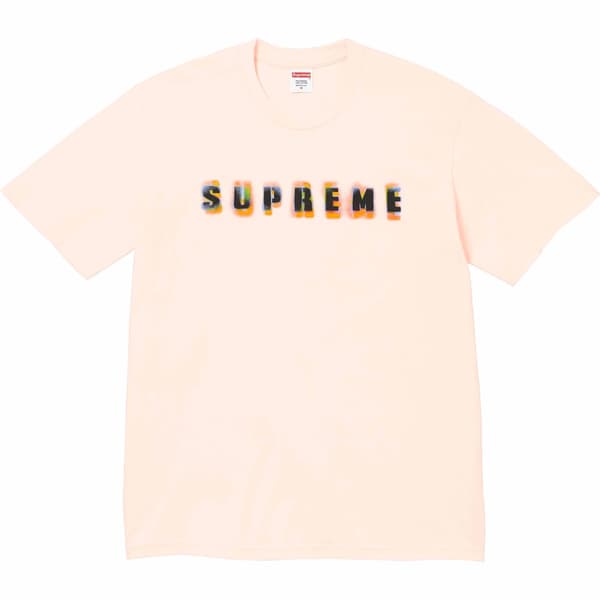 Supreme Stencil Tee - Pale Pink (front)