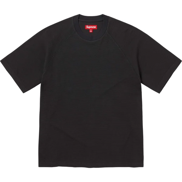 Supreme Stencil Thermal S/S Top - Black (front)