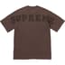 Supreme Stencil Thermal S/S Top - Brown (front)