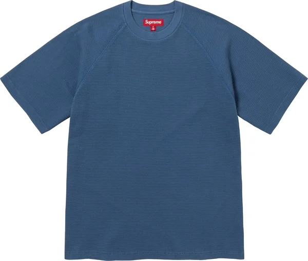 Supreme Stencil Thermal S/S Top - Dark Slate (front)