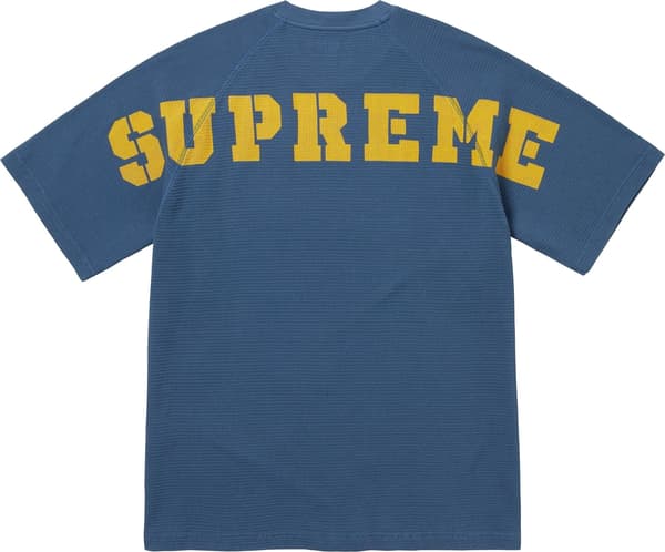 Supreme Stencil Thermal S/S Top - Dark Slate (front)