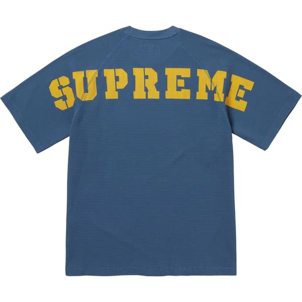 Supreme Stencil Thermal S/S Top - Dark Slate (front)