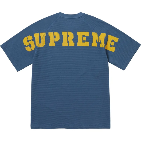 Supreme Stencil Thermal S/S Top - Dark Slate (front)