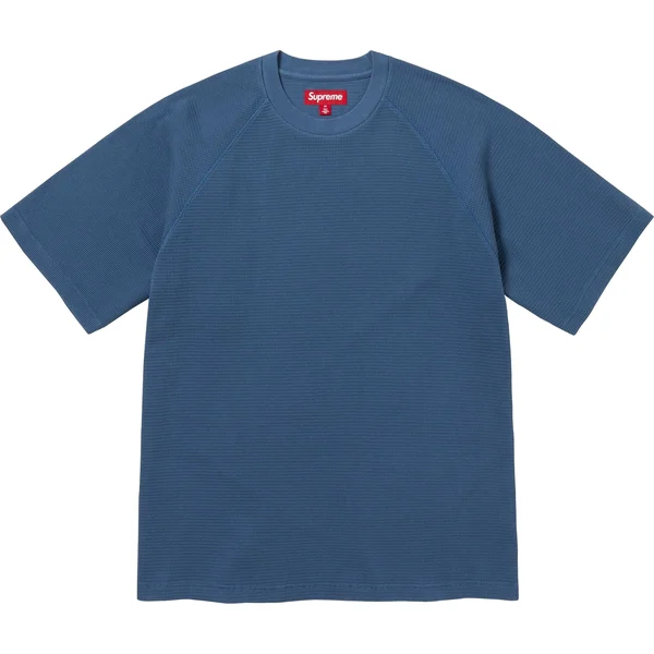 Supreme Stencil Thermal S/S Top - Dark Slate (front)