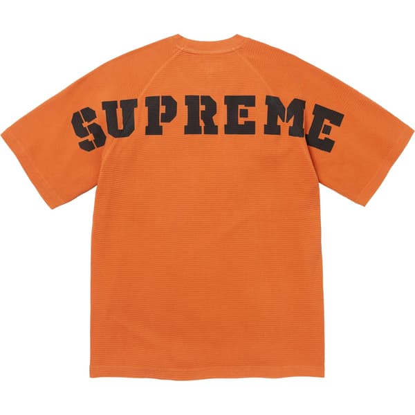 Supreme Stencil Thermal S/S Top - Orange (front)