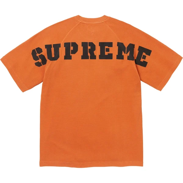 Supreme Stencil Thermal S/S Top - Orange (front)