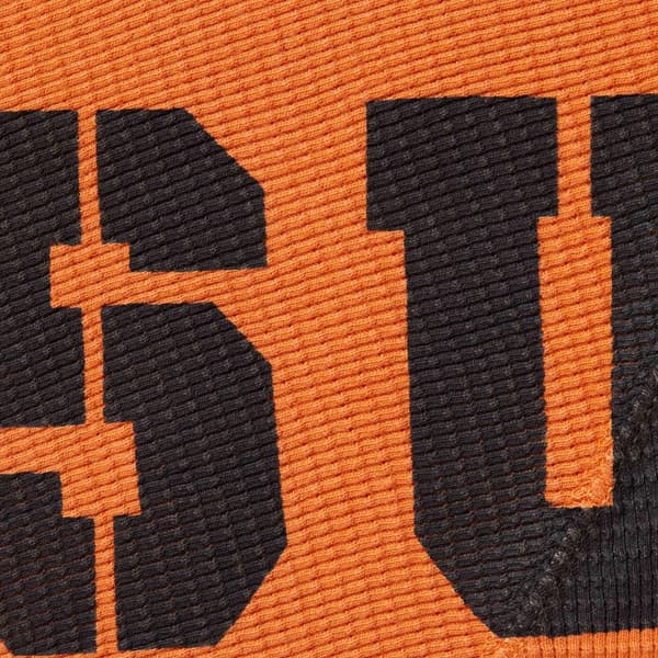Supreme Stencil Thermal S/S Top - Orange (front)