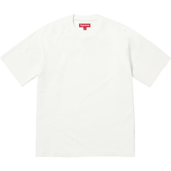 Supreme Stencil Thermal S/S Top - White (front)