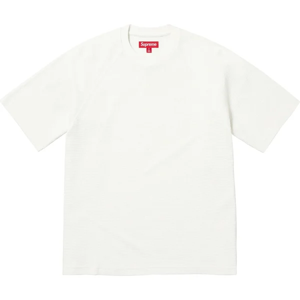 Supreme Stencil Thermal S/S Top - White (front)