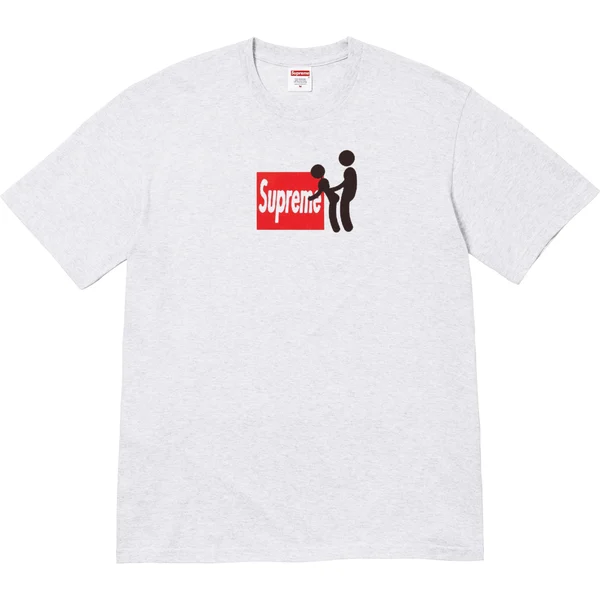 Supreme Stick Tee - Ash Grey (front)