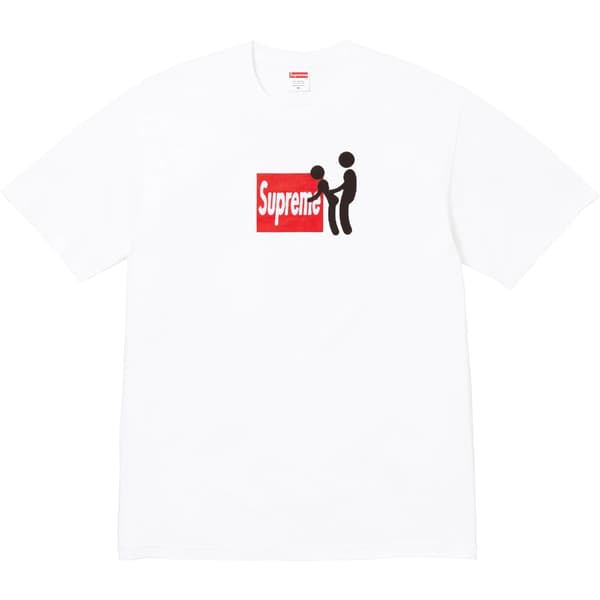 Supreme Stick Tee - White (front)