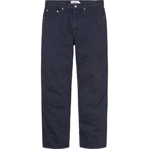 Supreme Stone Island 5-Pocket Jean - Navy (front)