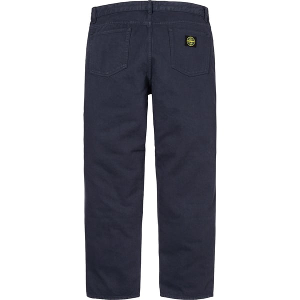 Supreme Stone Island 5-Pocket Jean - Navy (front)