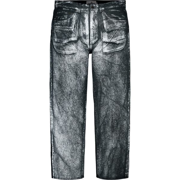 Supreme Stone Island 5-Pocket Jean - Reflective (front)