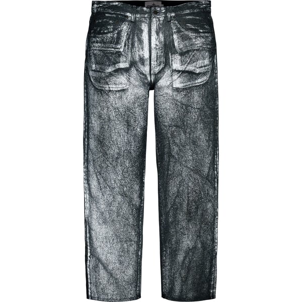 Supreme Stone Island 5-Pocket Jean - Reflective (front)